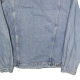 LEE Mens Blue Denim Jacket L Cotton Button Closure Classic Fit Casual