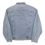 LEE Mens Blue Denim Jacket L Cotton Button Closure Classic Fit Casual