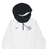 NIKE Mens White & Black El Toro Cross Country Track Jacket M Polyester Blend Zip