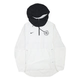 NIKE Mens White & Black El Toro Cross Country Track Jacket M Polyester Blend Zip