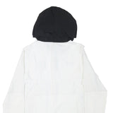 NIKE Mens White & Black El Toro Cross Country Track Jacket M Polyester Blend Zip