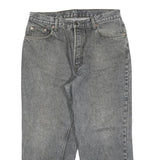 LEVI'S 412 Womens Jeans Grey Regular Straight Denim W36 L26 Classic Button Fly