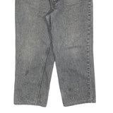 LEVI'S 412 Womens Jeans Grey Regular Straight Denim W36 L26 Classic Button Fly