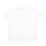 LEVI'S Womens White XL Graphic T-Shirt Short Sleeve Crew Neck Logo Print
