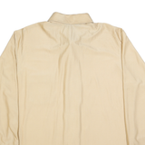 VAN HEUSEN Mens Beige Long Sleeve Shirt L Button Collar Classic Fit