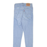 LEVI'S Womens Slim Light Blue Denim Jeans W23 L28 Stretch Classic Fit Zip