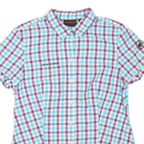 MAMMUT Womens Blue & Purple Check Shirt M Outdoor Casual Lightweight Shirt