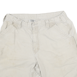 CARHARTT Mens Shorts Beige Casual Cotton Blend L W32 Utility Workwear