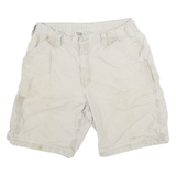 CARHARTT Mens Shorts Beige Casual Cotton Blend L W32 Utility Workwear