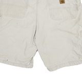 CARHARTT Mens Shorts Beige Casual Cotton Blend L W32 Utility Workwear