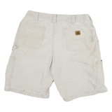 CARHARTT Mens Shorts Beige Casual Cotton Blend L W32 Utility Workwear