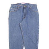 LEVI'S 550 Tapered Womens Jeans Blue Relaxed Cotton Blend W32 L28 Classic Fit