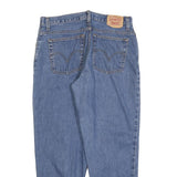 LEVI'S 550 Tapered Womens Jeans Blue Relaxed Cotton Blend W32 L28 Classic Fit