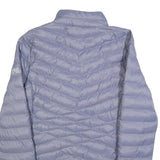 FILA Womens Blue Light Blue Puffer Jacket S Polyester Zip Outdoor Casual