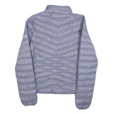 FILA Womens Blue Light Blue Puffer Jacket S Polyester Zip Outdoor Casual