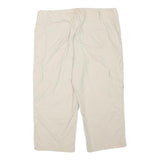 CASLON Womens Beige Casual Cargo Cotton Blend Shorts L W31 Relaxed Fit