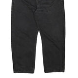 LEVI'S Mens Black Regular Fit Straight Denim W36 L24 Zip Closure Jeans