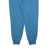 PUMA Womens Joggers Blue L W34 L29 Cotton Blend Relaxed Tapered Sweatpants