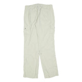 COLUMBIA Womens Polyester Blend Beige Regular Cargo Trousers W30 L32 Outdoor Zip