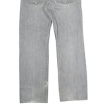 CARHARTT Mens Regular Fit Cotton Jeans Light Blue Button W34 L29 Workwear Casual