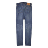 LEVI'S Mens Slim Blue Denim Jeans W29 L30 Zip Casual Stylish Faded