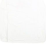 THE NORTH FACE Womens White Long Sleeve Crew Neck XL Floral Logo Cotton Blend