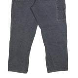 DICKIES Mens Regular Fit Black Denim Jeans W40 L30 Workwear Zip Closure