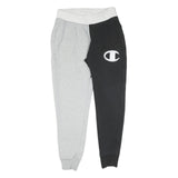 CHAMPION Mens Joggers Black & Grey Slim Tapered M W30 L29 Logo Casual Wear
