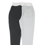 CHAMPION Mens Joggers Black & Grey Slim Tapered M W30 L29 Logo Casual Wear