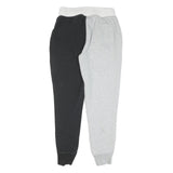 CHAMPION Mens Joggers Black & Grey Slim Tapered M W30 L29 Logo Casual Wear
