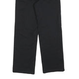DICKIES Womens Cotton Blend Black Regular Fit Straight Leg Trousers W29 L28