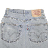 LEVI'S Womens Blue Denim Mini Skirt Cotton Blend Relaxed Fit Casual M