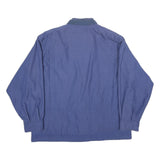 CASUALLAND SPORTSWEAR Mens Blue Jacket L Polyester Blend Plain Zip Casual