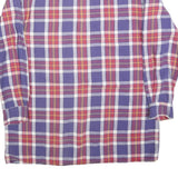 MCBRIAN Mens Purple & Red Check Shirt L Long Sleeve Cotton Blend Casual