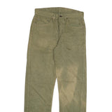 LEVI'S 501 Mens Jeans Green Regular Straight Denim Medium W28 L30 Classic Button