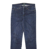 LAUREN RALPH LAUREN Womens Regular Fit Blue Denim Jeans Cotton Blend W28 L29