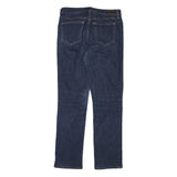 LAUREN RALPH LAUREN Womens Regular Fit Blue Denim Jeans Cotton Blend W28 L29
