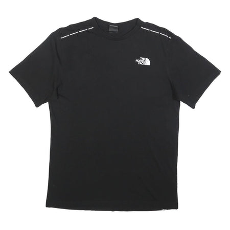 THE NORTH FACE Mens Black Classic Logo T-Shirt M Short Sleeve Crew Neck Cotton