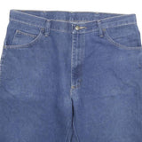 WRANGLER Mens Denim Blue Casual Shorts 2XL W36 Cotton Blend Comfortable Fit