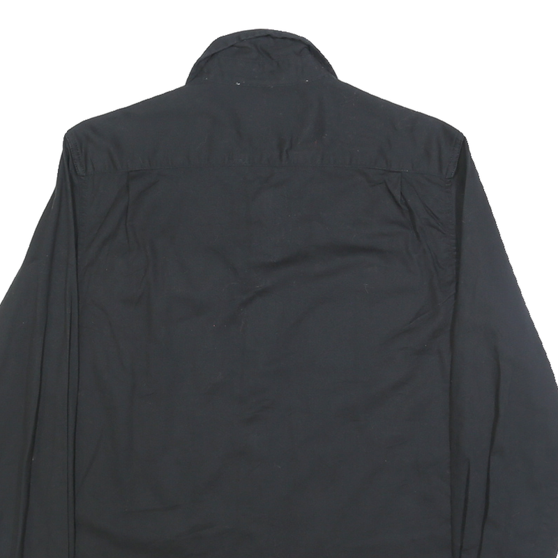 WRANGLER Mens Black Shirt S Cotton Long Sleeve Workwear Casual