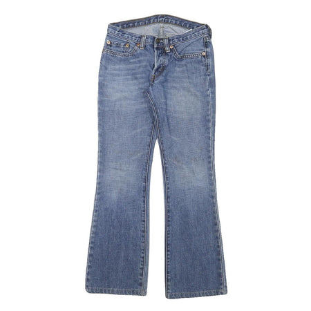 LEVI'S Womens Jeans Blue Regular Flared Denim Medium W25 L26 Classic Cotton