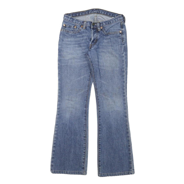 LEVI'S Womens Jeans Blue Regular Flared Denim Medium W25 L26 Classic Cotton