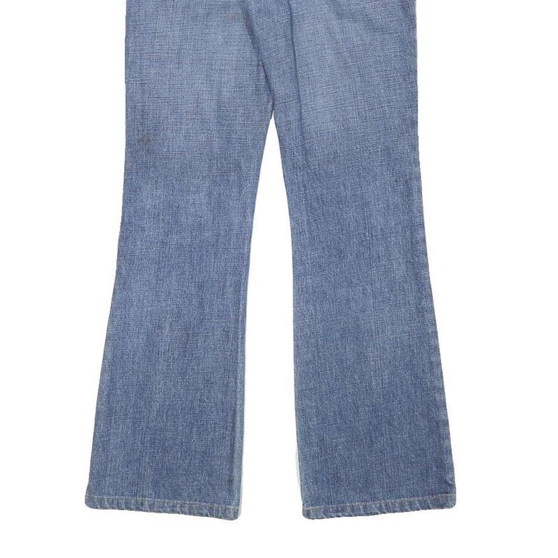 LEVI'S Womens Jeans Blue Regular Flared Denim Medium W25 L26 Classic Cotton