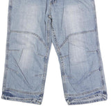 SOUTHERN Mens Shorts Blue Denim Casual M W36 Relaxed Fit Cotton