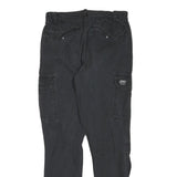 CARHARTT Womens Cotton Blend Black Regular Fit Straight Leg Trousers W28 L28