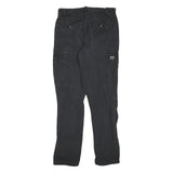 CARHARTT Womens Cotton Blend Black Regular Fit Straight Leg Trousers W28 L28