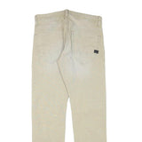 G-STAR Mens Regular Fit Beige Cotton Blend Trousers W31 L32 Casual Zip Closure