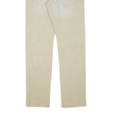 G-STAR Mens Regular Fit Beige Cotton Blend Trousers W31 L32 Casual Zip Closure