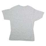 GILDAN Mens Grey Purdue Swimming T-Shirt L Short Sleeve Crew Neck Cotton Blend