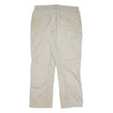 CARHARTT Mens Cotton Blend Beige Relaxed Fit Straight Trousers W38 L32 Workwear